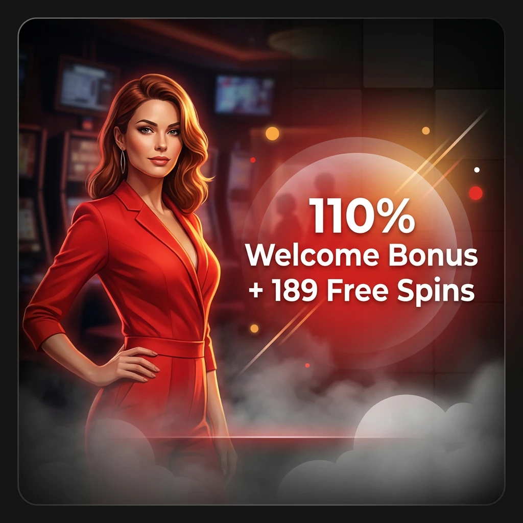 110% Welcome Bonus + 189 Free Spins